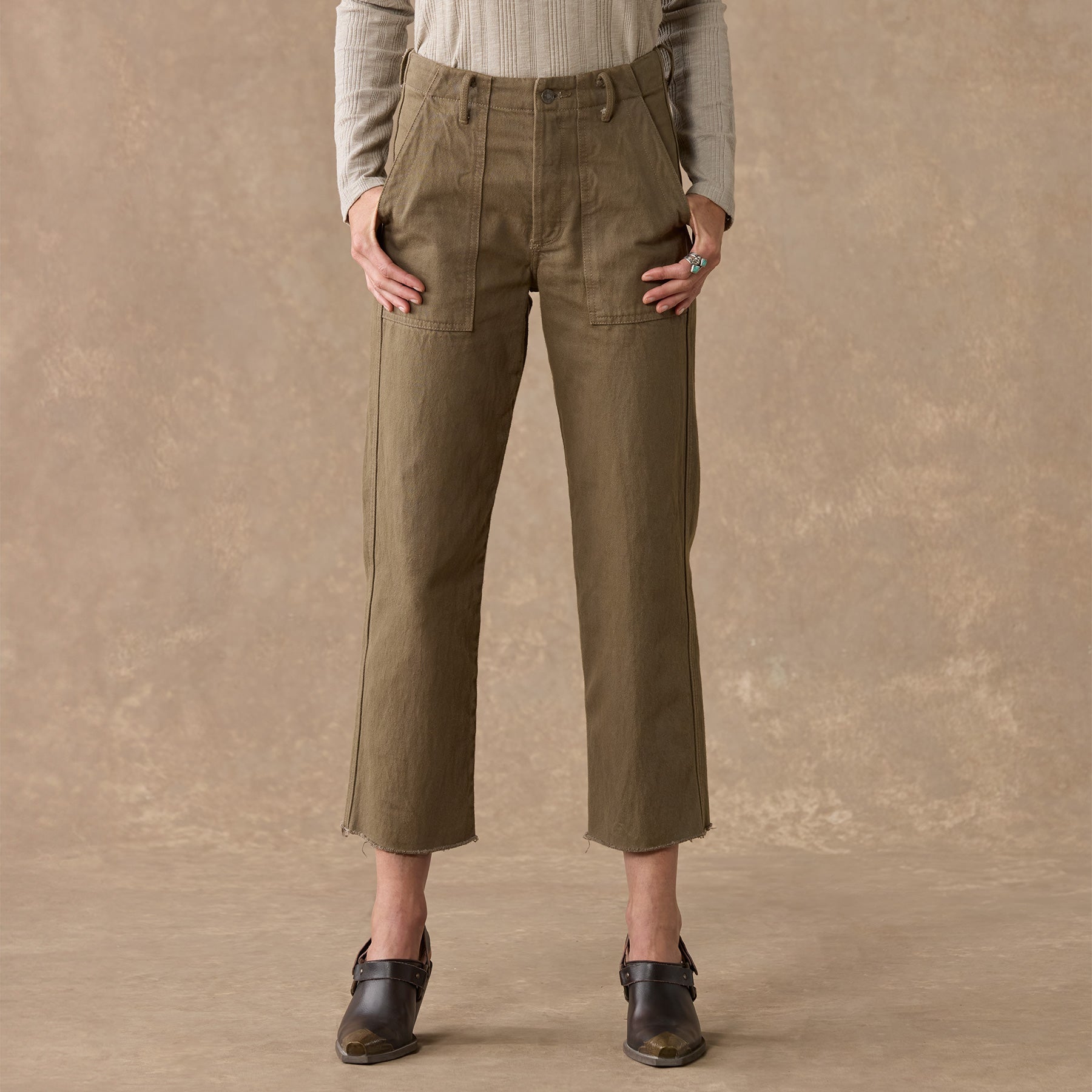 Ashley Twill Patch Pocket Jean - Sundance Clothing