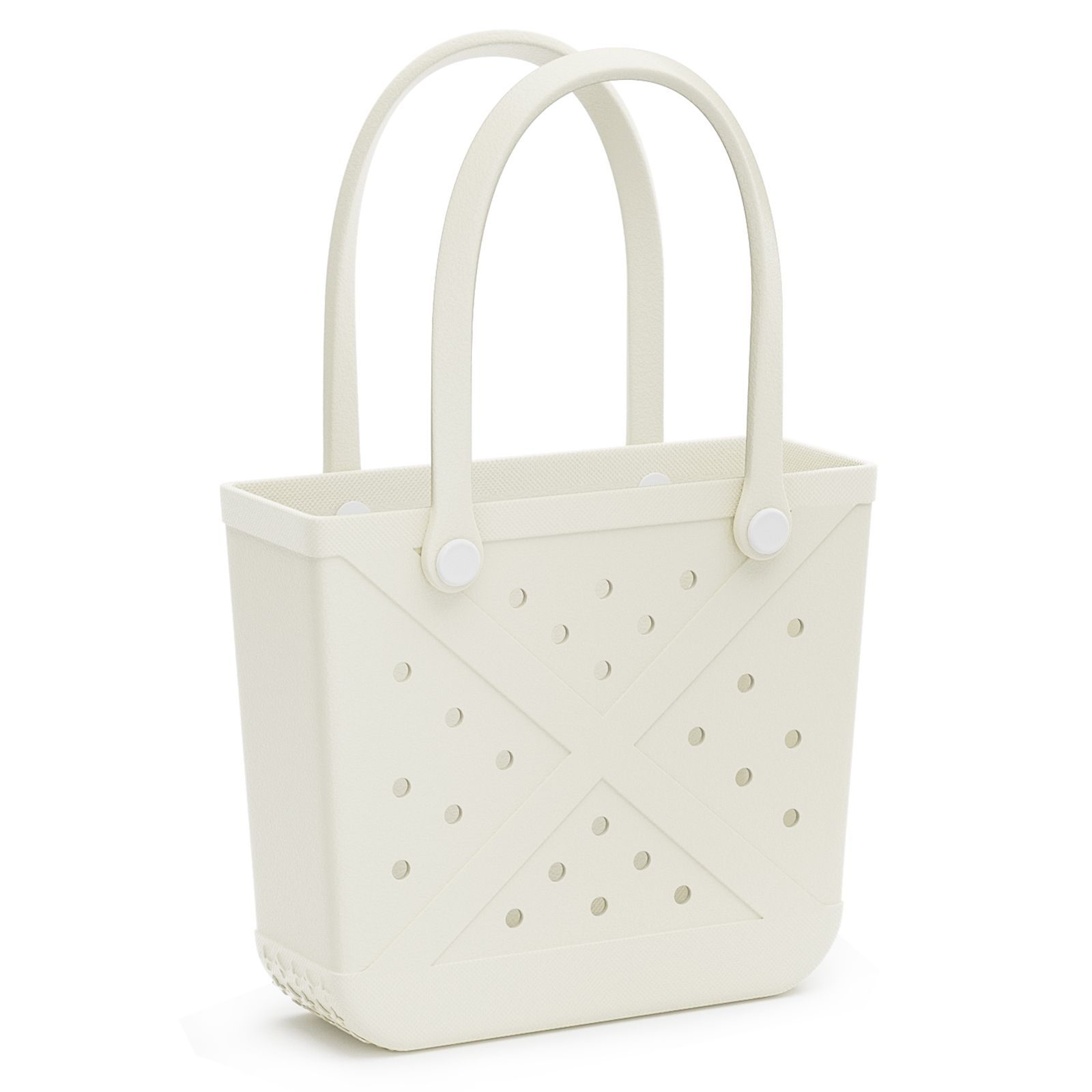 Large Pink Molded EVA Tote Bag with Ventilation Holes EVA Beach Tote Bag Silicone Style Washable Durable Eva Bag Silicone