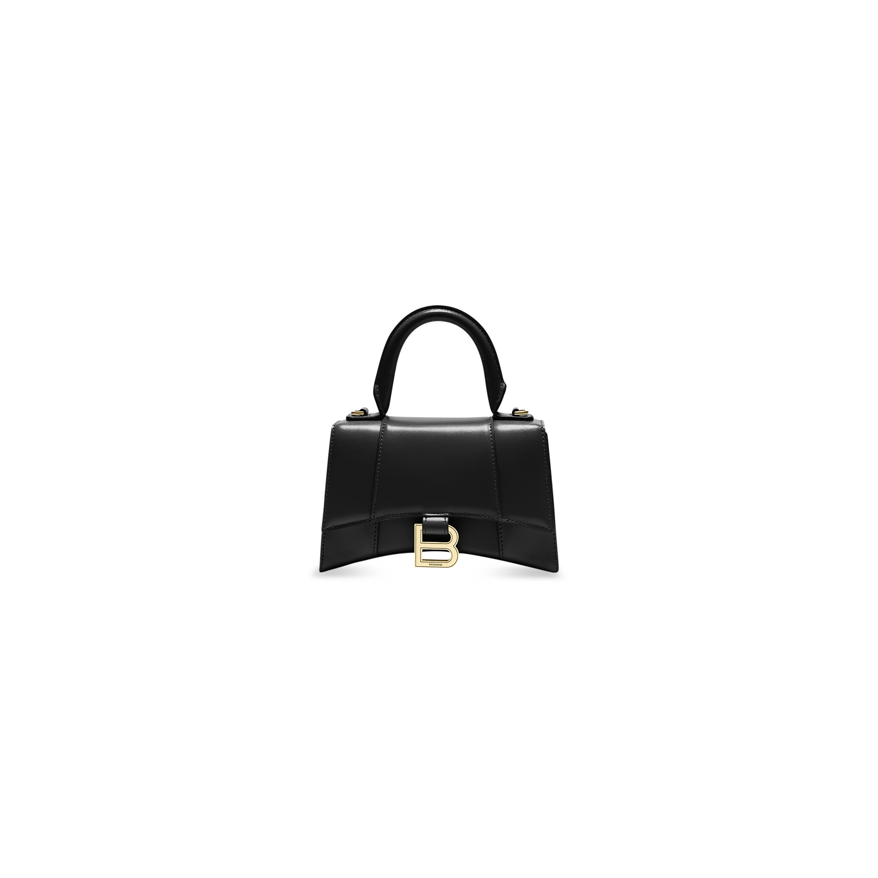 WOMEN'S HOURGLASS XS HANDBAG BOX IN BLACK - Replicaclubs