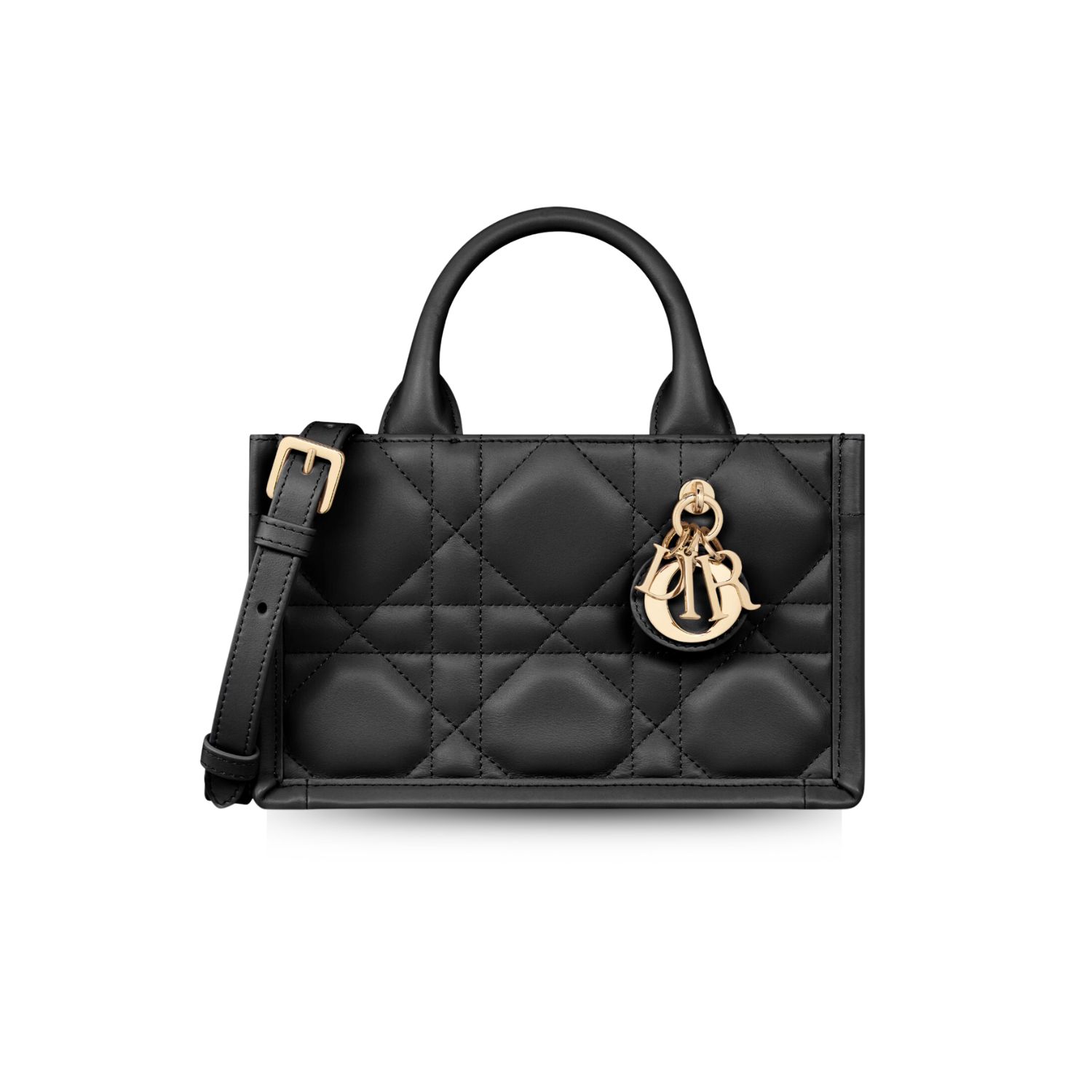 Dior Mini Dior Book Tote Black For Women 8.5 Inches/ 21.5 Cm S5573OWHP_M900