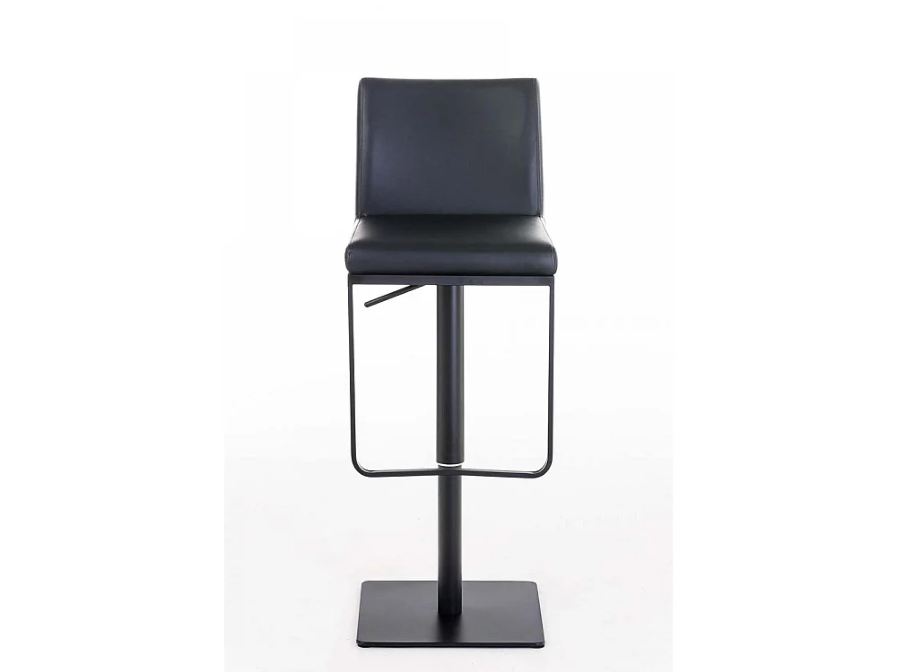 Lot de 2  Tabouret de bar - Similicuir & Noir - Noir - Panama