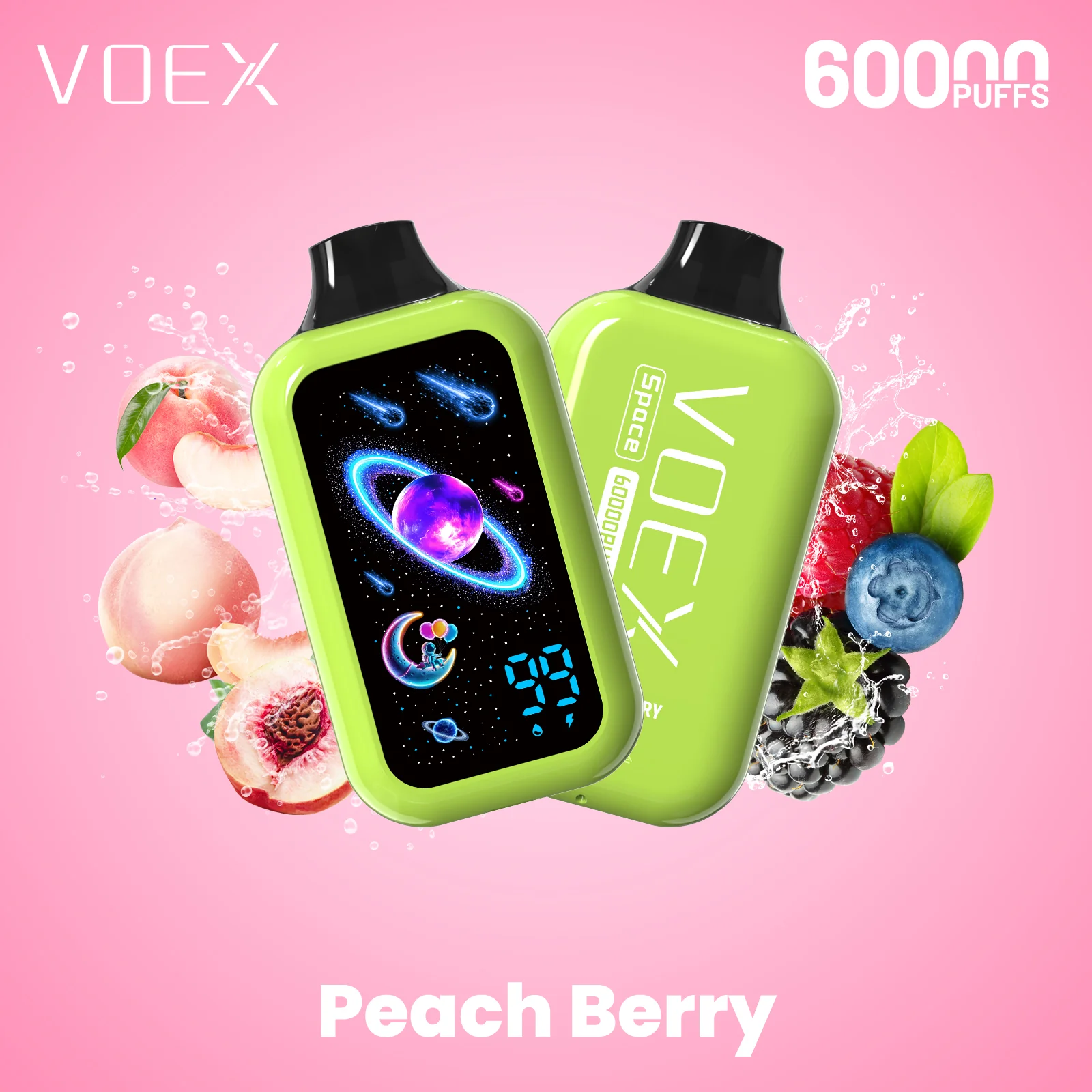 VOEX Wise/Space 60K jednorazowy e-papieros (wszystkie smaki)