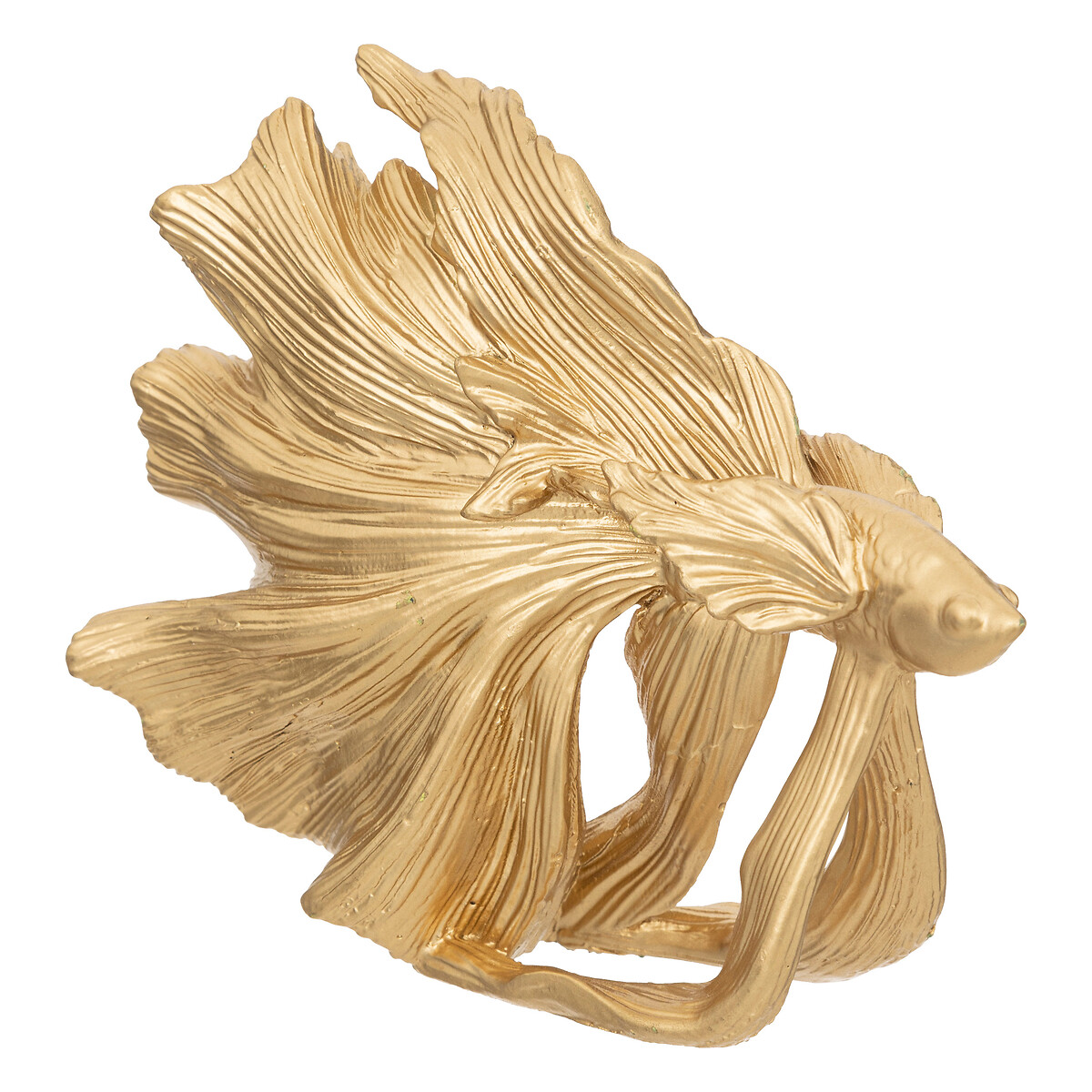 Decorative fish "Jil" Resin, golden, h.12 cm