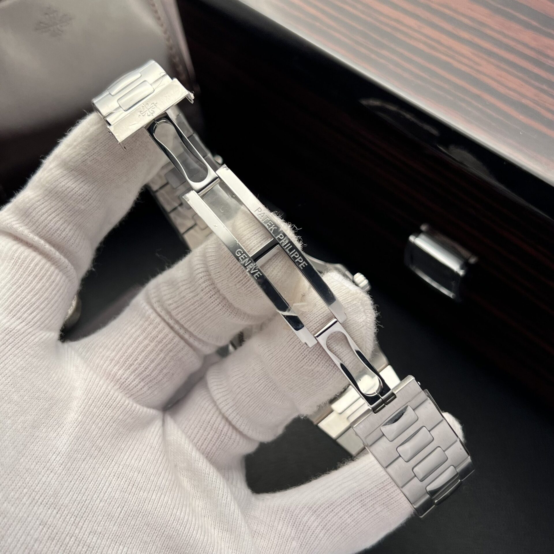 Patek Philippe Nautilus 5723 Replica 11 Watch Blue Dial With Diamond Bezel 40mm - Top club