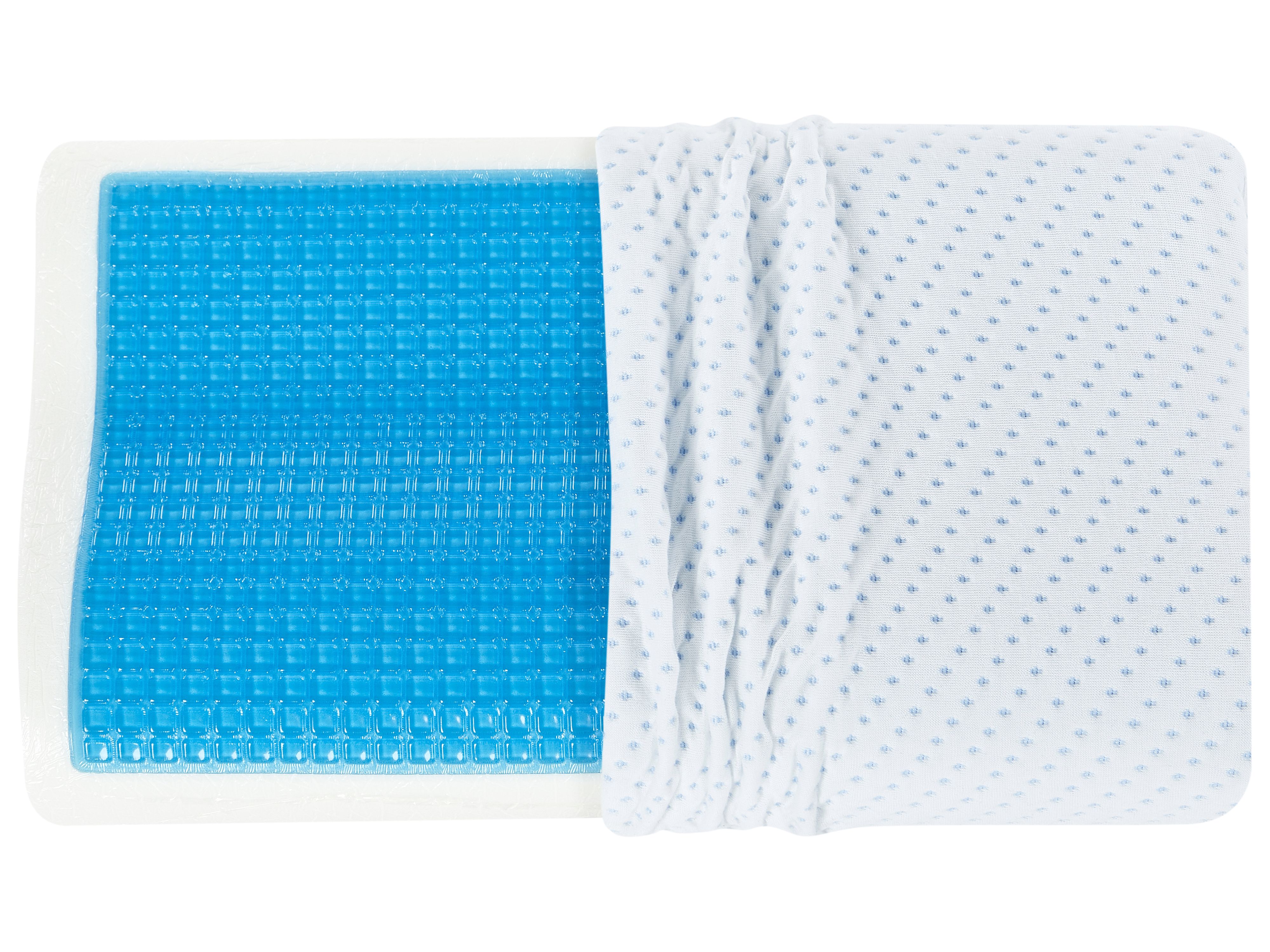 Bed Pillow KANGTO High Memory Foam 30 x 50 cm White