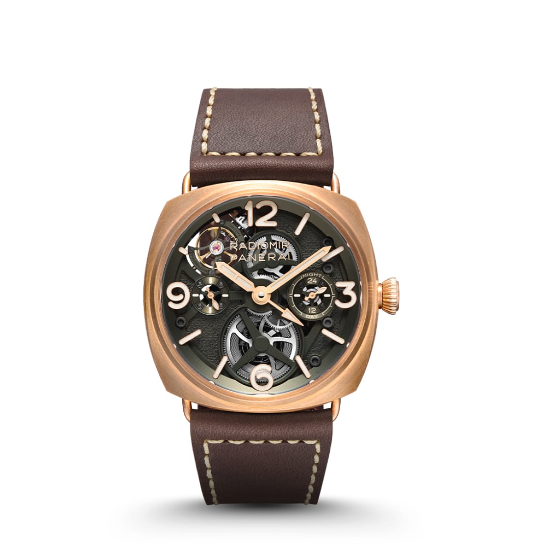 Replica Watches Panerai Radiomir Tourbillon GMT Bronzo 45mm PAM01284(1:1 replica) - Top club