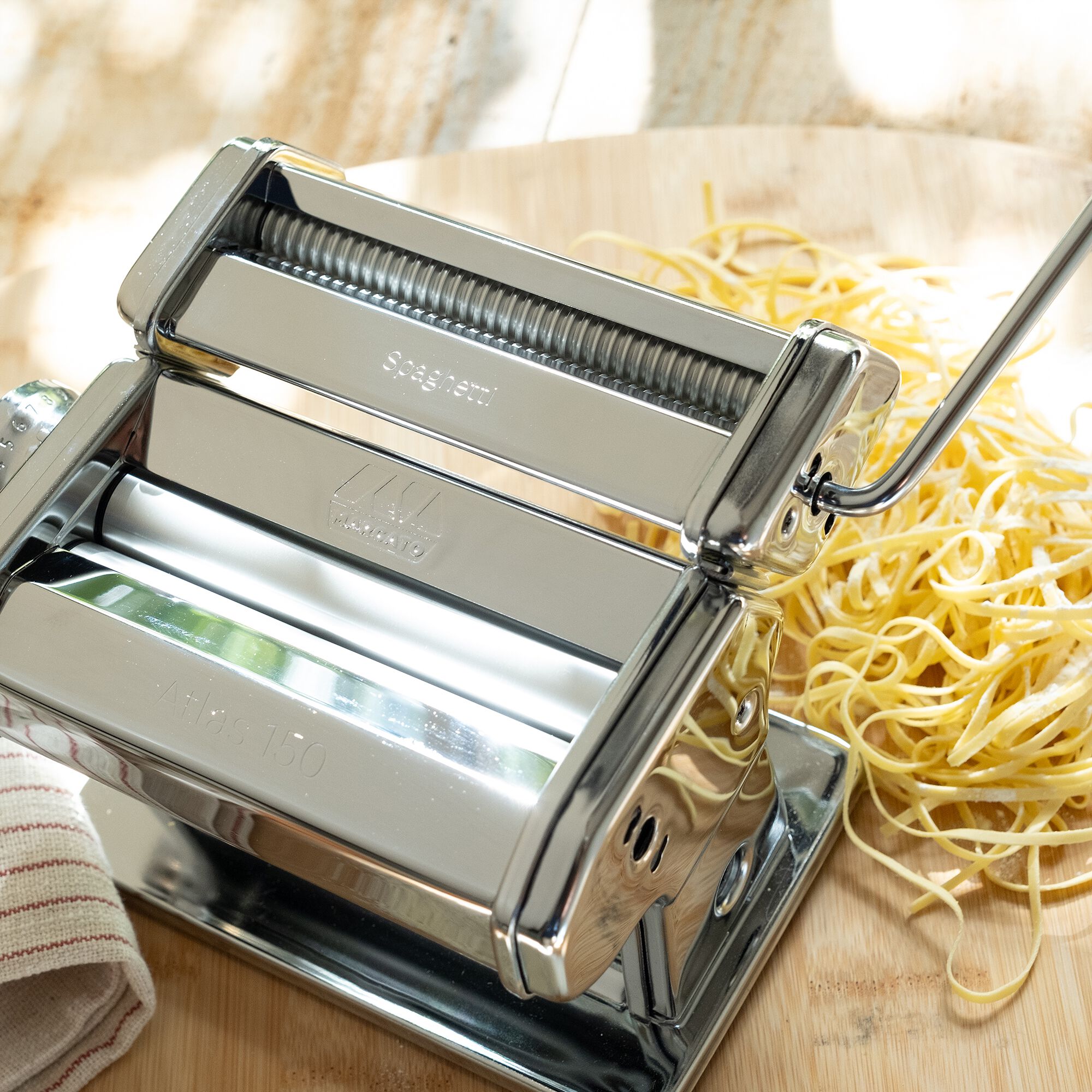 MARCATO - Accessoire à spaghettis en acier chromé - argenté