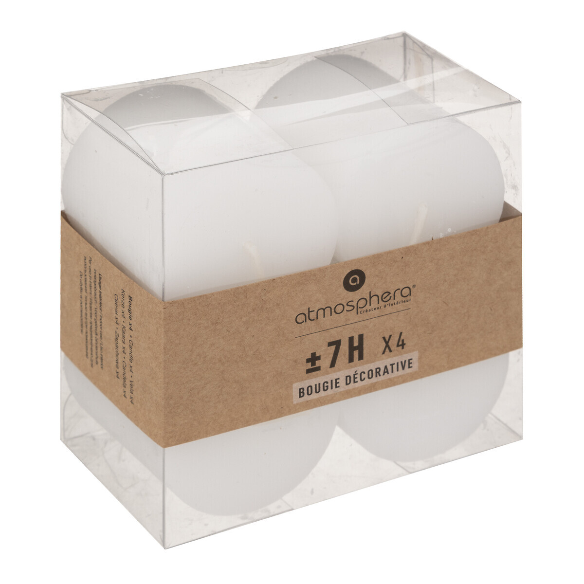 Rustic candle White, 60g