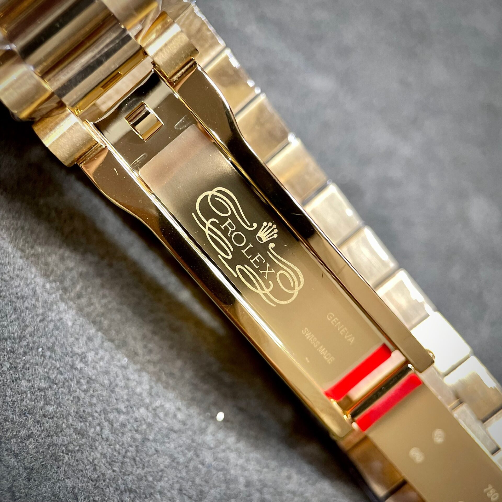 Rolex Day-Date Clone Watch Black Dial Moissanite Diamonds Custom 40mm - Top club