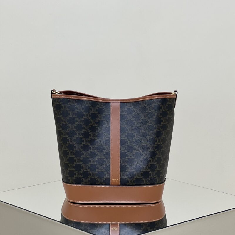 Replica Celine Triomphe Bucket Brown