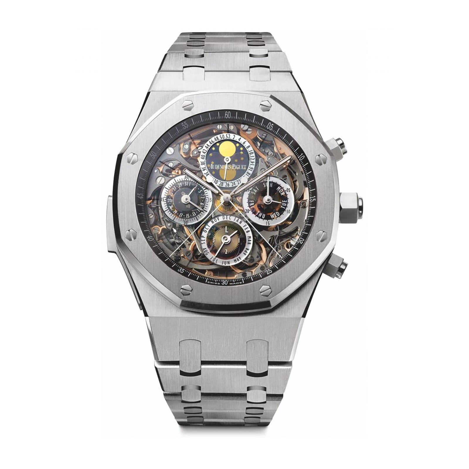 Audemars Piguet Replica Watch Royal Oak Openworked Grande Complication(1:1 replica) - Top club