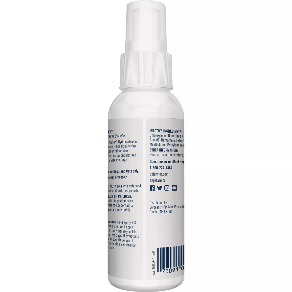 PetArmor 4 Oz. Hydrocortisone Spray for Dogs & Cats
