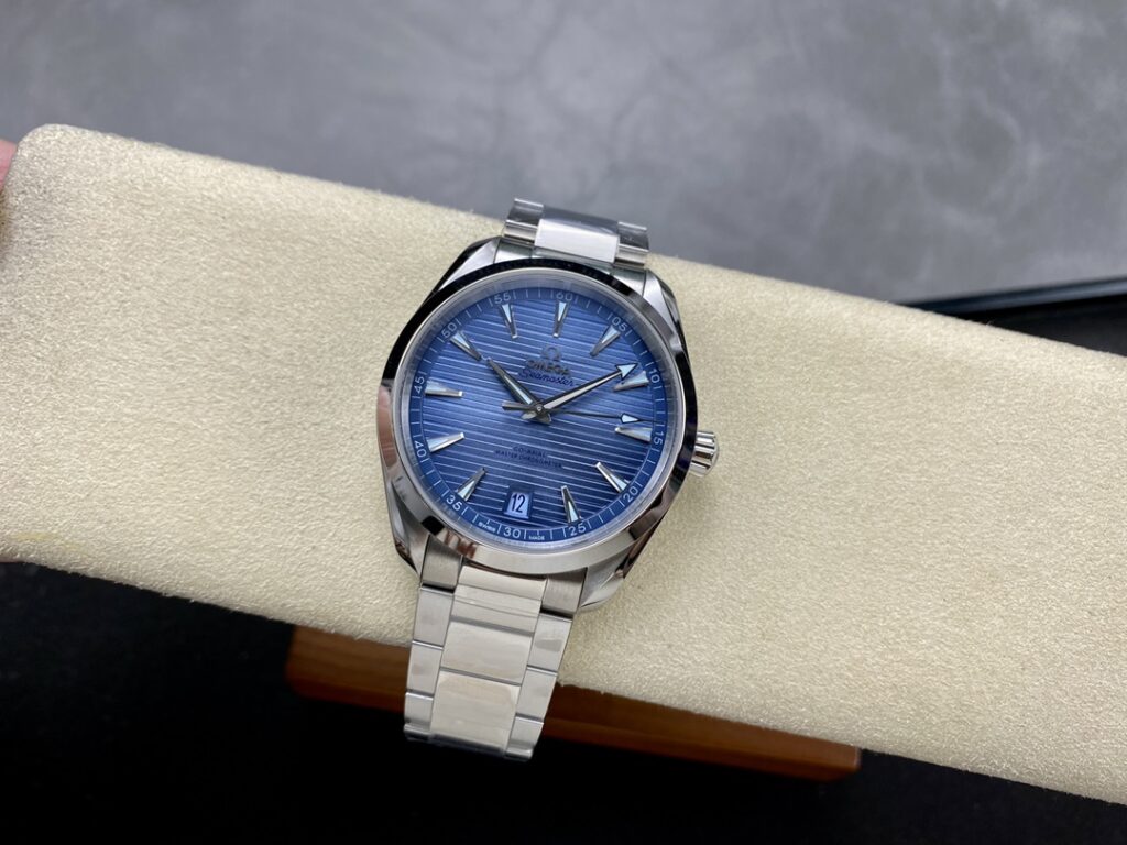 Omega Replica 1:1 Watch Seamaster Blue Dial Steel Strap Factory VS Factory 41mm - Top club