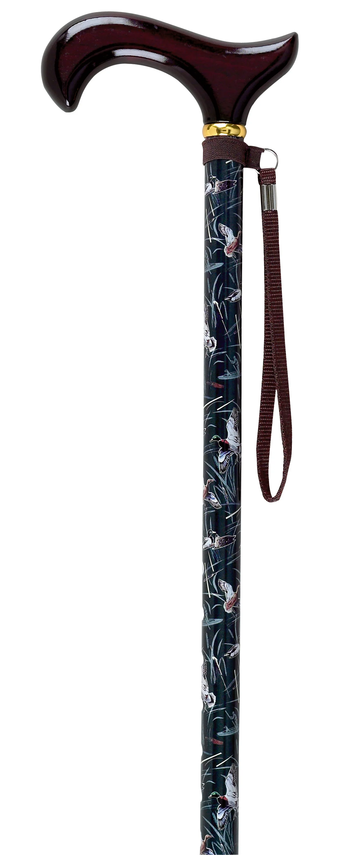 Non-Folding Duck Design Aluminum Adjustable With Derby Handle - Abilene Artificial Limb