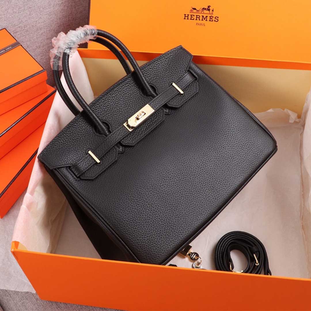 Replica Hermes Aaa-Birkin 25/30/35 Bag Black/White/Pink1:1High-quality replica