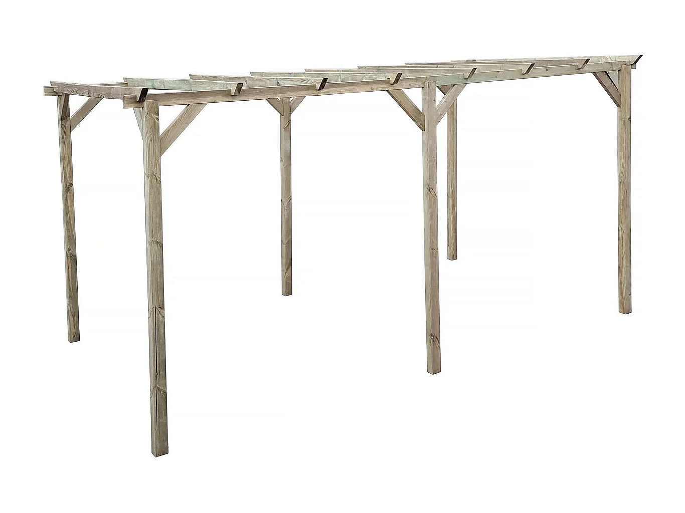 Carport voiture en bois 