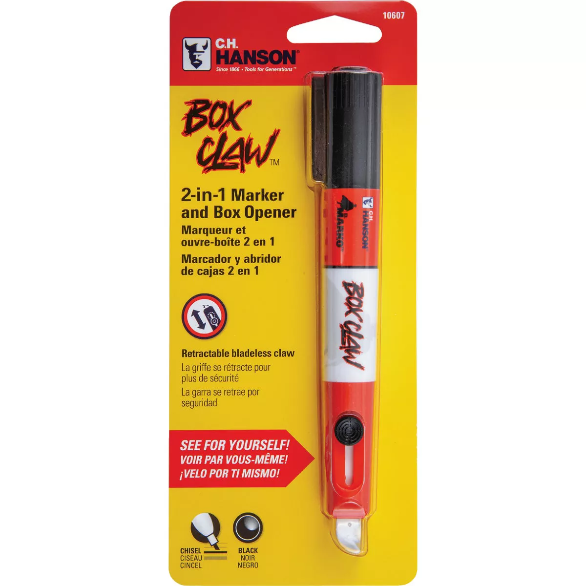 C.H. Hanson Box Claw-2-In-1 Marker & Box Opener