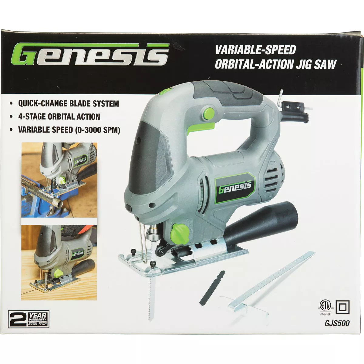 Genesis 5-Amp Variable Speed Orbital Jig Saw