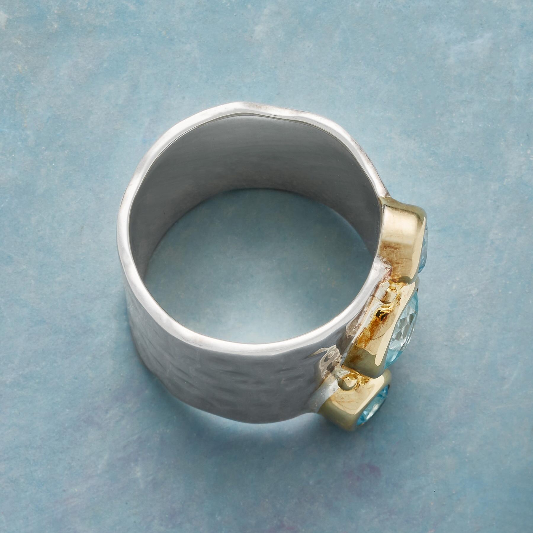 Blue Topaz Pageant Ring - Sundance Clothing