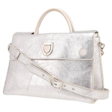 Dior Diorever handbag in silver leather1:1High-quality replica