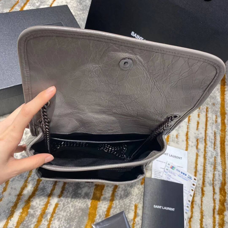 Replica Ysl Saint Laurent Niki Baby In Crinkled Vintage Leather 5330371:1High-quality replica