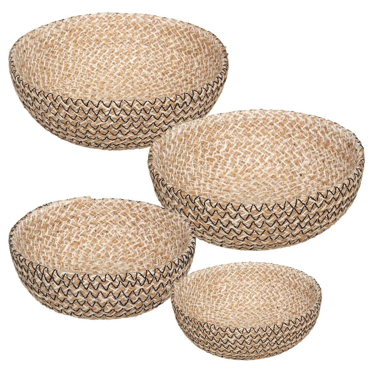 Set of 4 bowls "Safari" D.12/14/16/18 cm