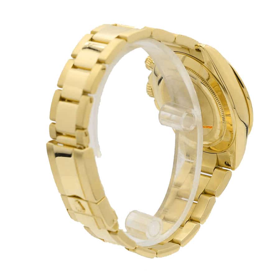 Rolex Daytona Cosmograph 116528 Yellow Gold White Dial Oyster Replica - Top club