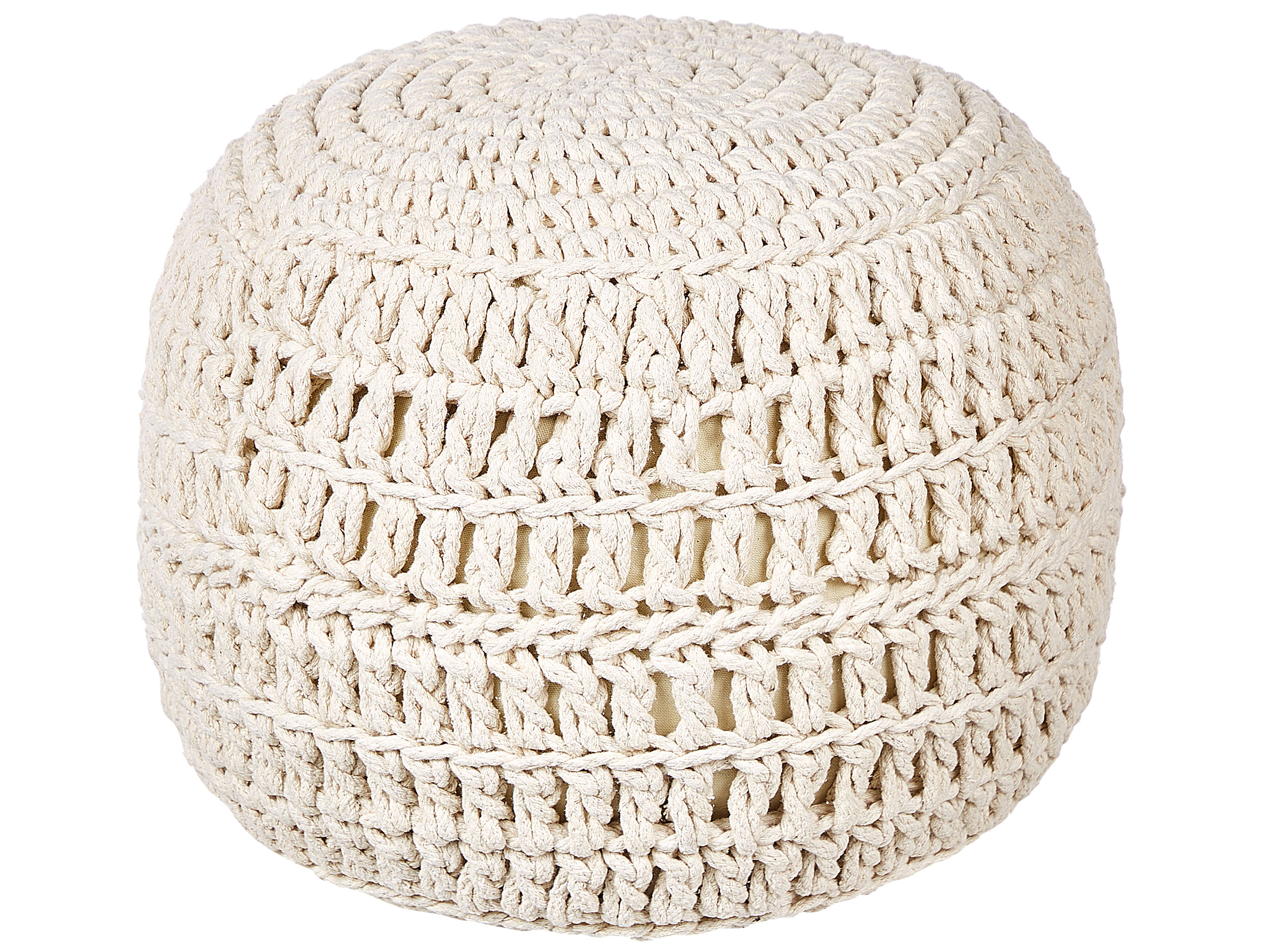 Pouffe ARPATU Cotton Light Beige