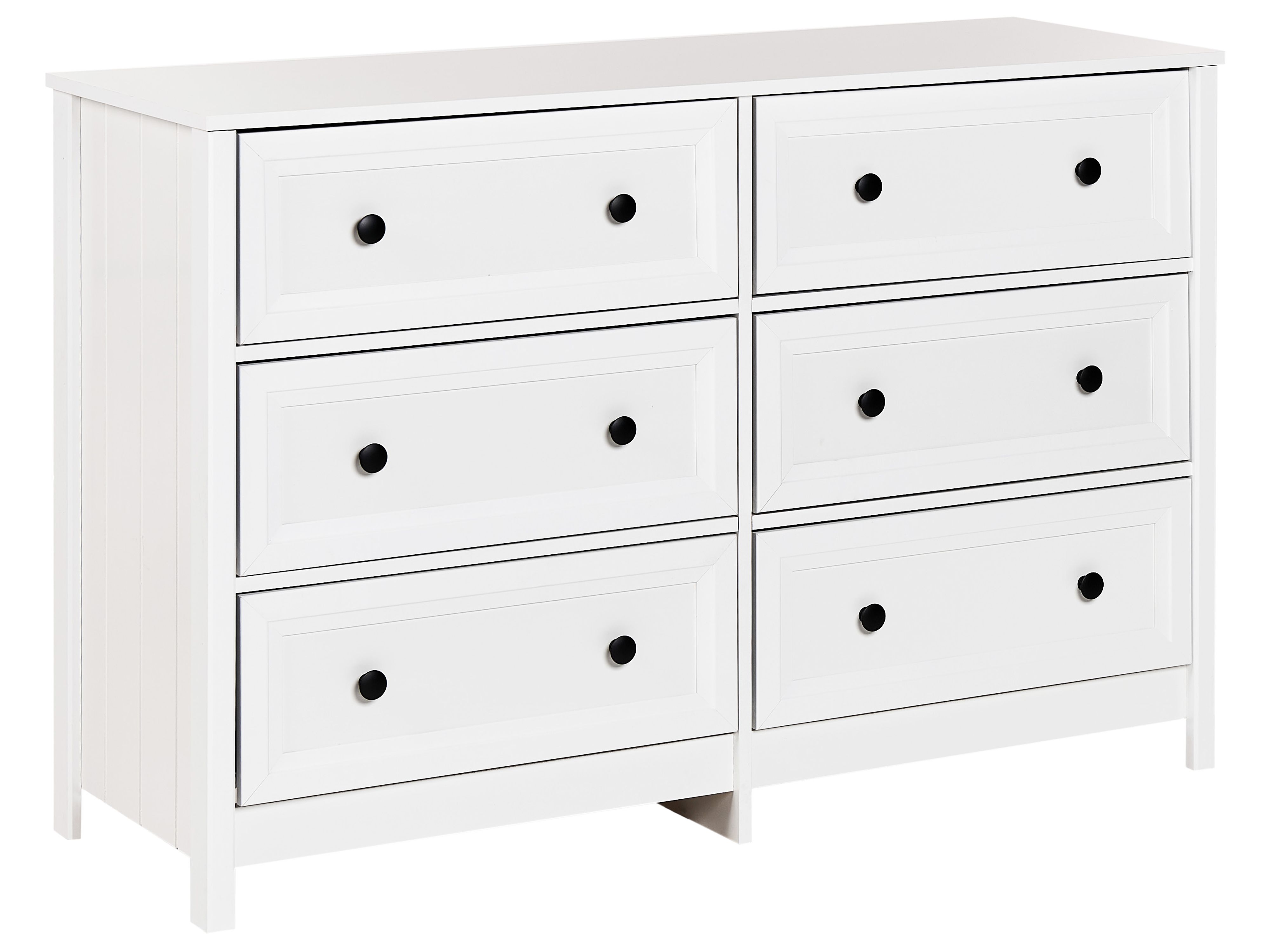 6 Drawer Chest HAZELVALE White