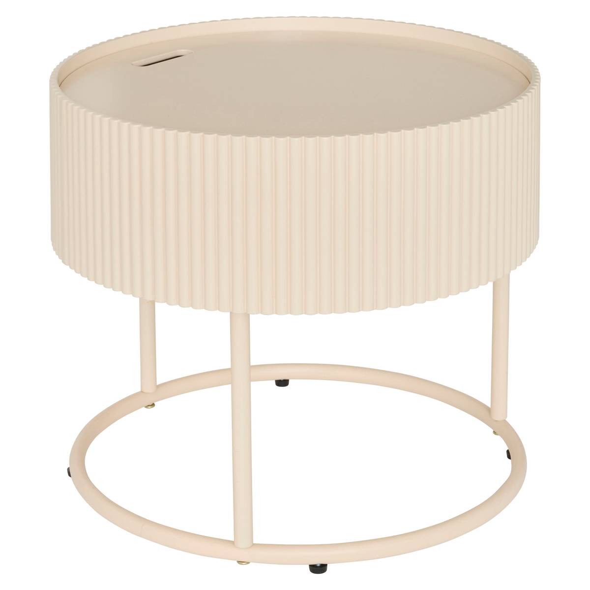 Coffee Table "Juna" Beige, &Oslash; 45 cm