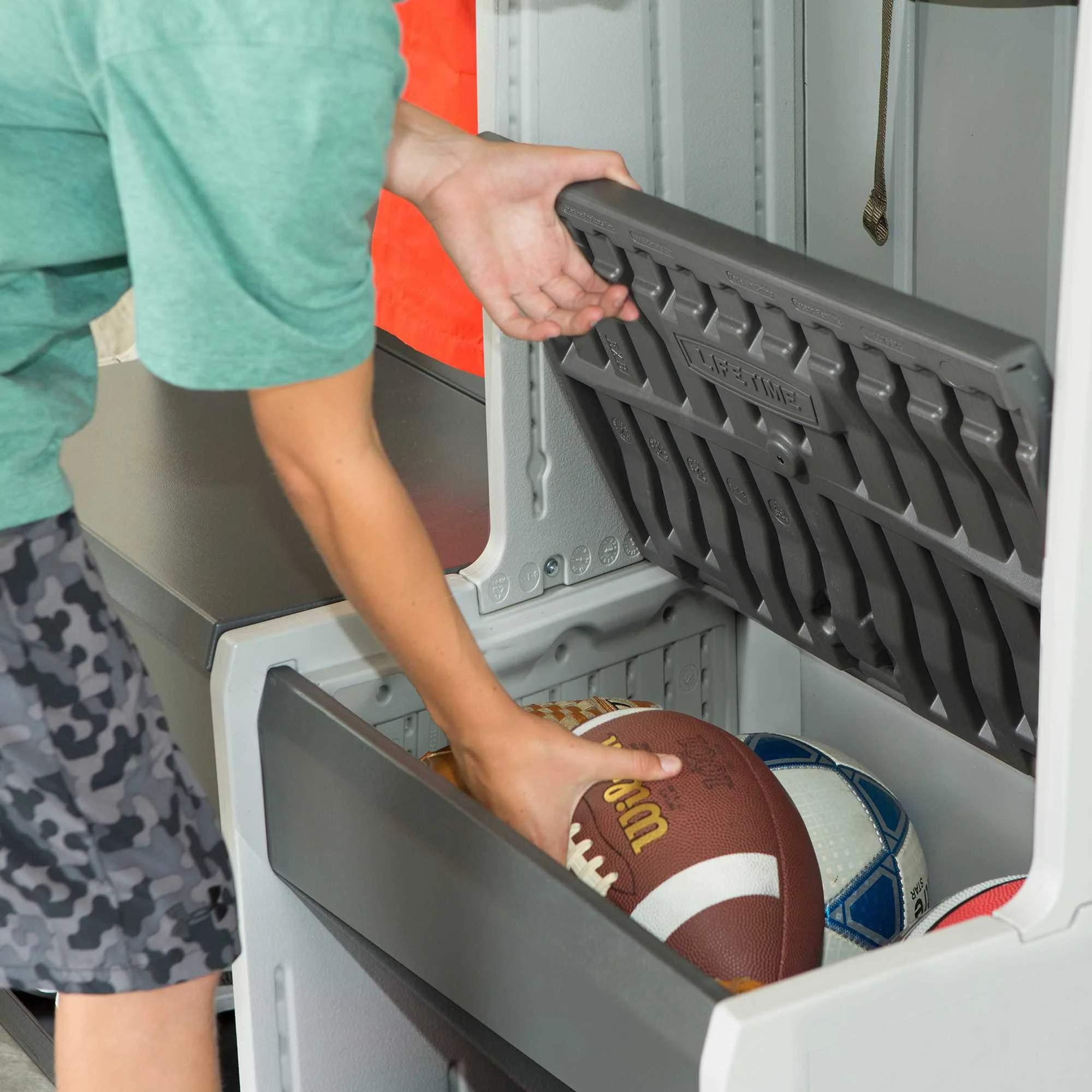 Lifetime Home and Garage Polyethylene Storage Locker, Freestanding for Adults and Children (60226) - Image 13