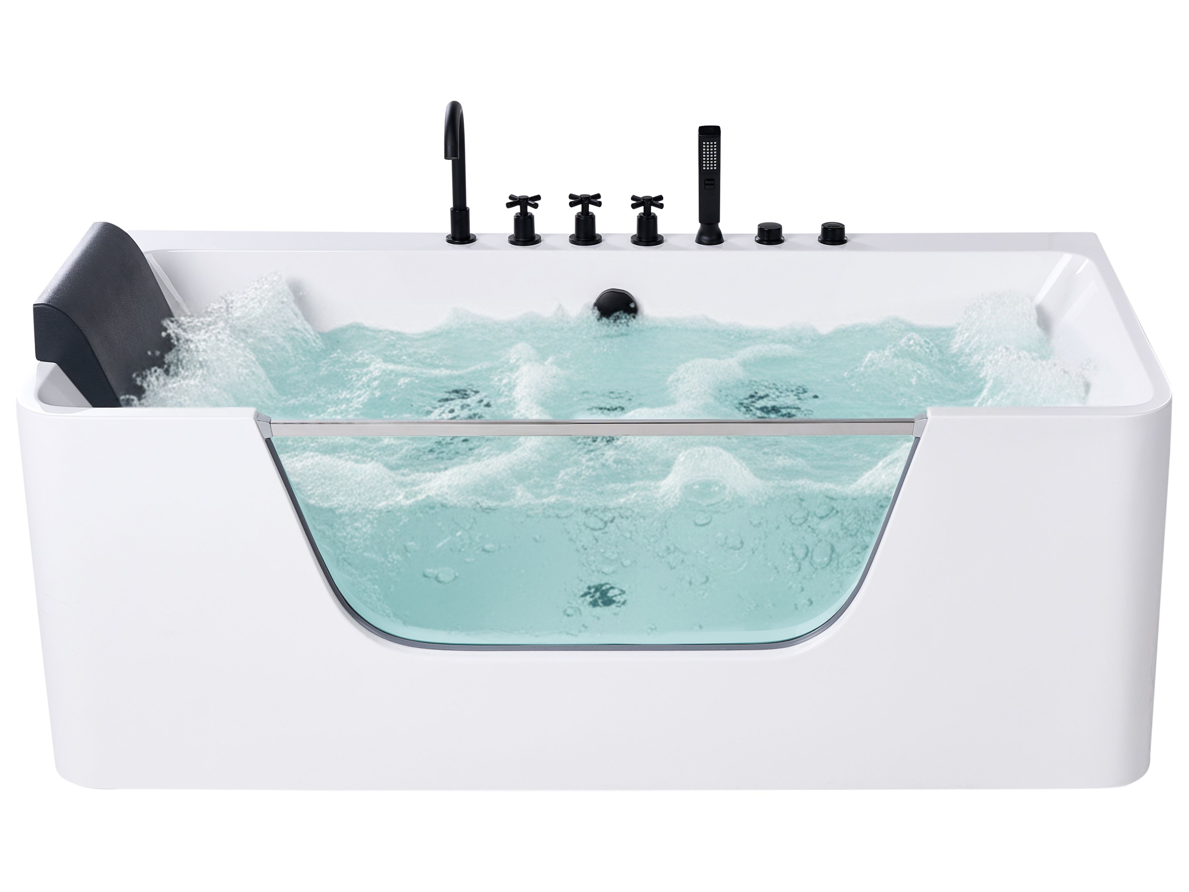 Corner Hot Tub CAHUITA 1600 x 750 mm White