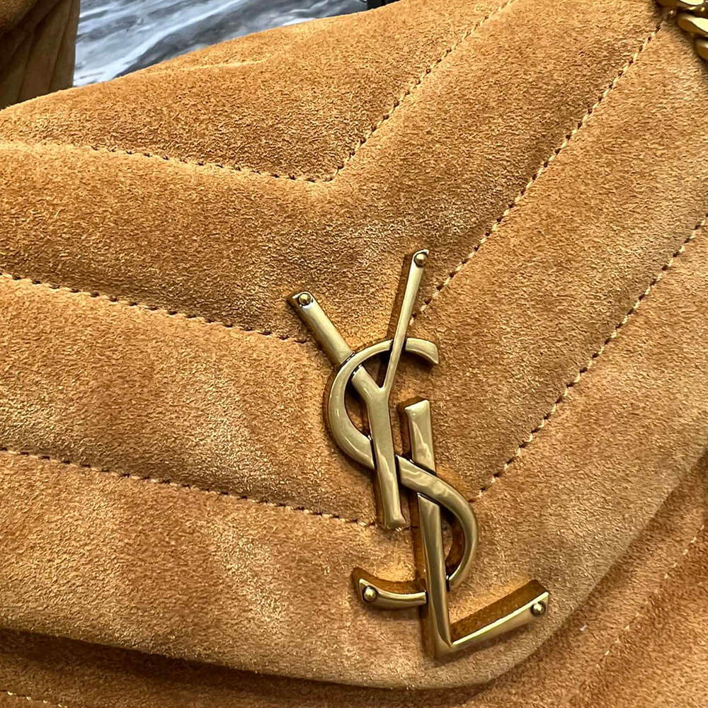 YSL Loulou Small Chain Bag In Y Quilted Suede1:1High-quality replica