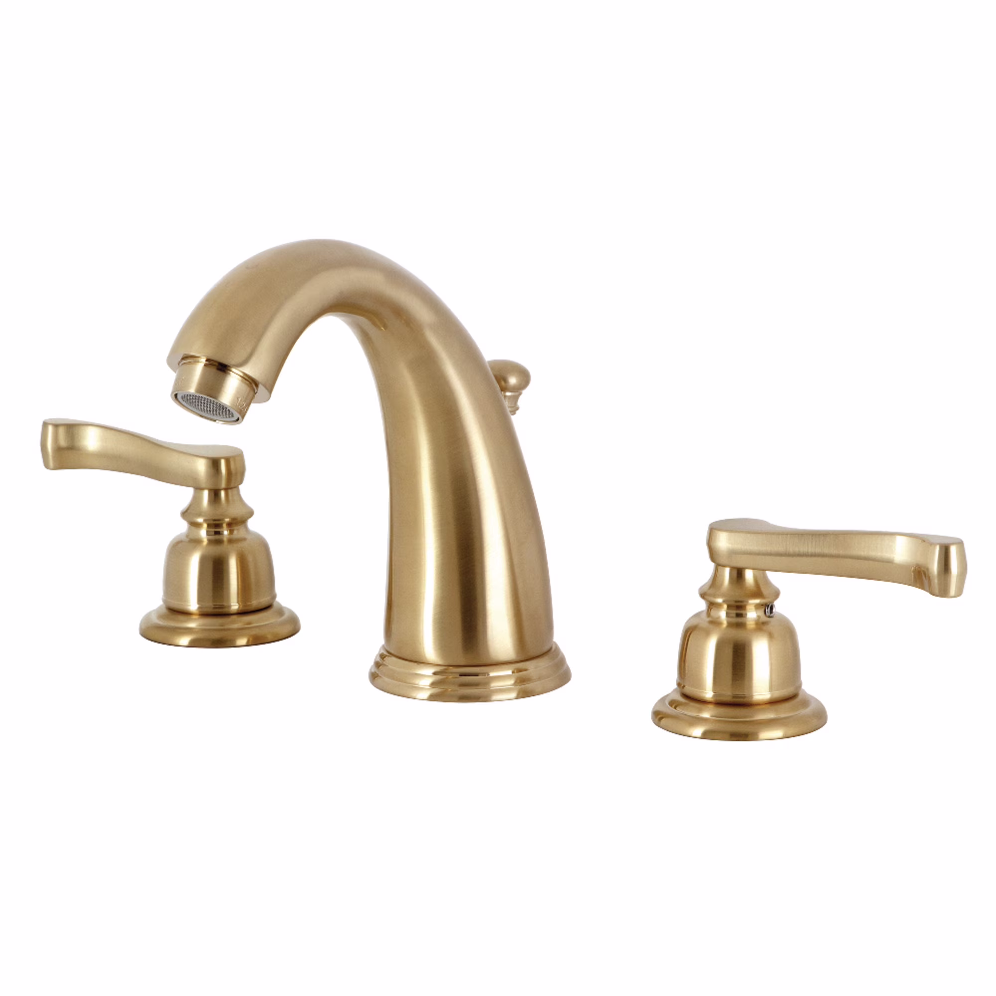 Kingston Brass KB982FL Widespread Bathroom Faucet, Polished Brass - Image 7