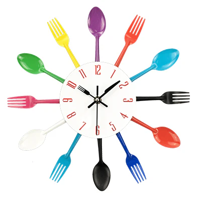 Metal Kitchen Wall Clock