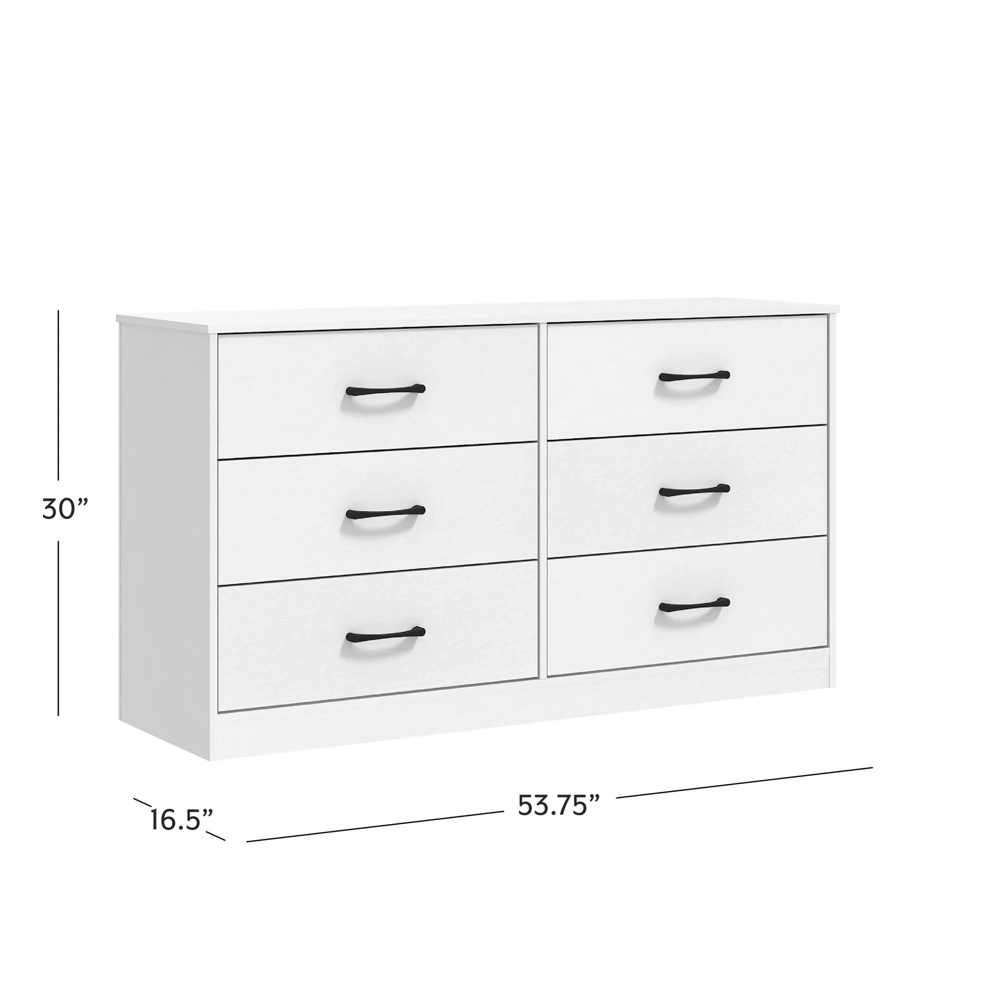 Mainstays Ardent 6 Drawer Dresser, White - Image 14