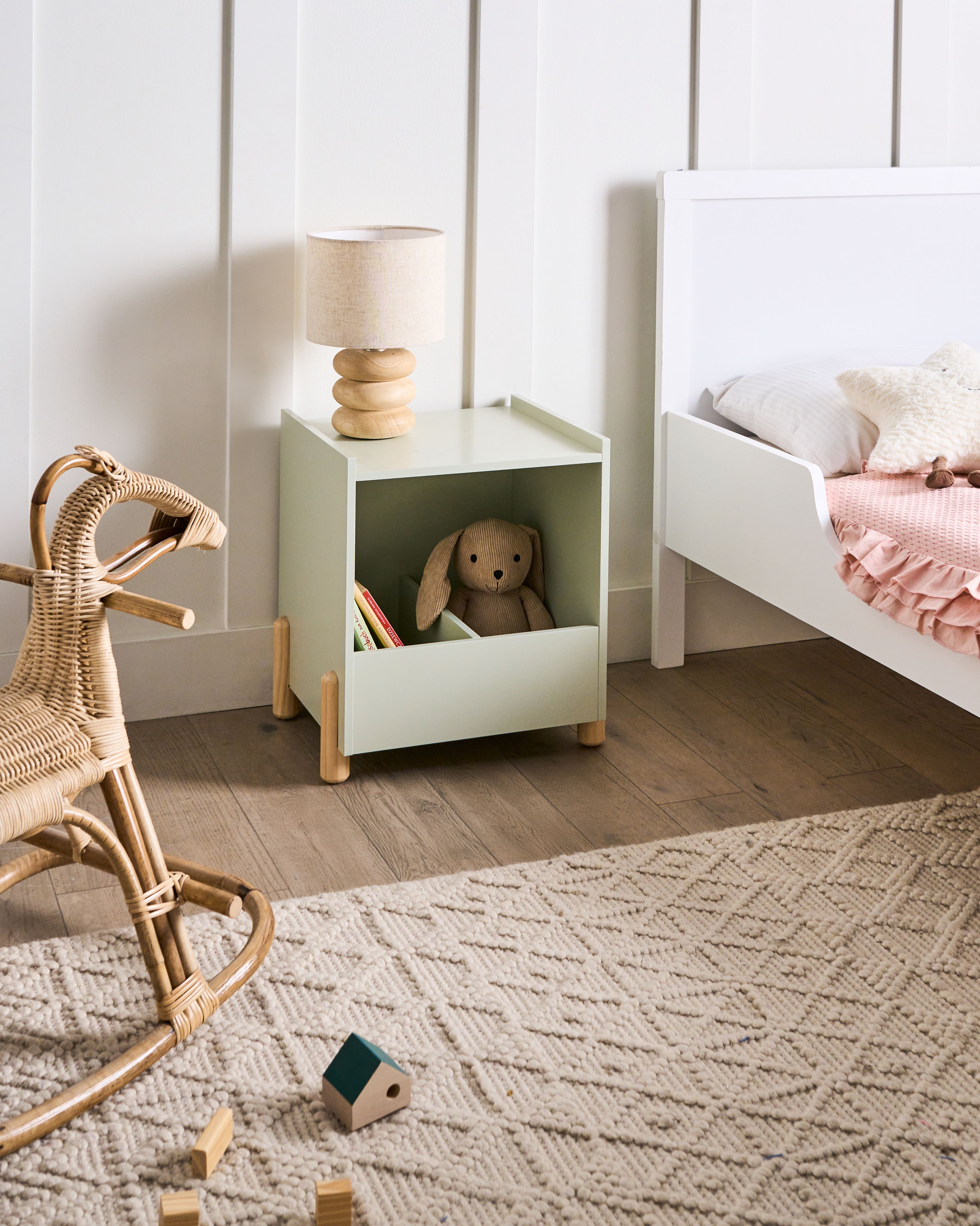 Bedside Table QUILPIE Light Green