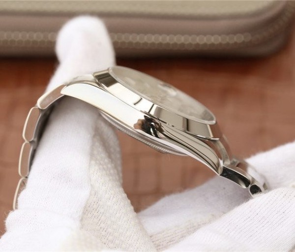 Replica Rolex DateJust 41mm 126300 Noob Polished Bezel Silver Dial Stick Markers Bracelet A3235 - Top club