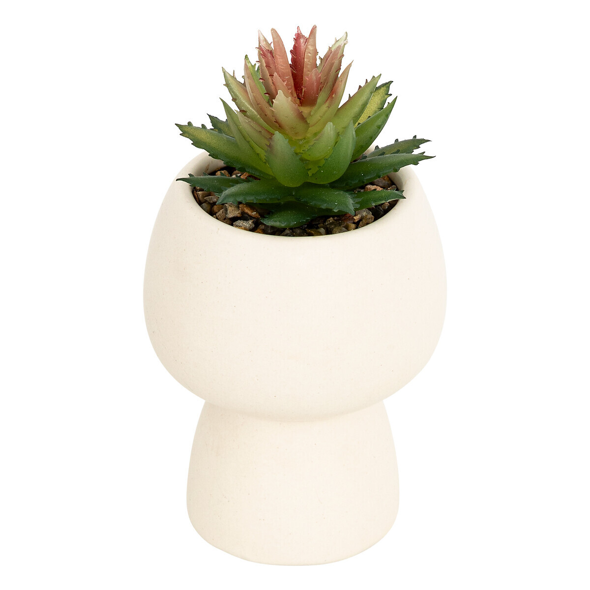 Artificial plant "Livy" Ceramic pot, H.17 cm