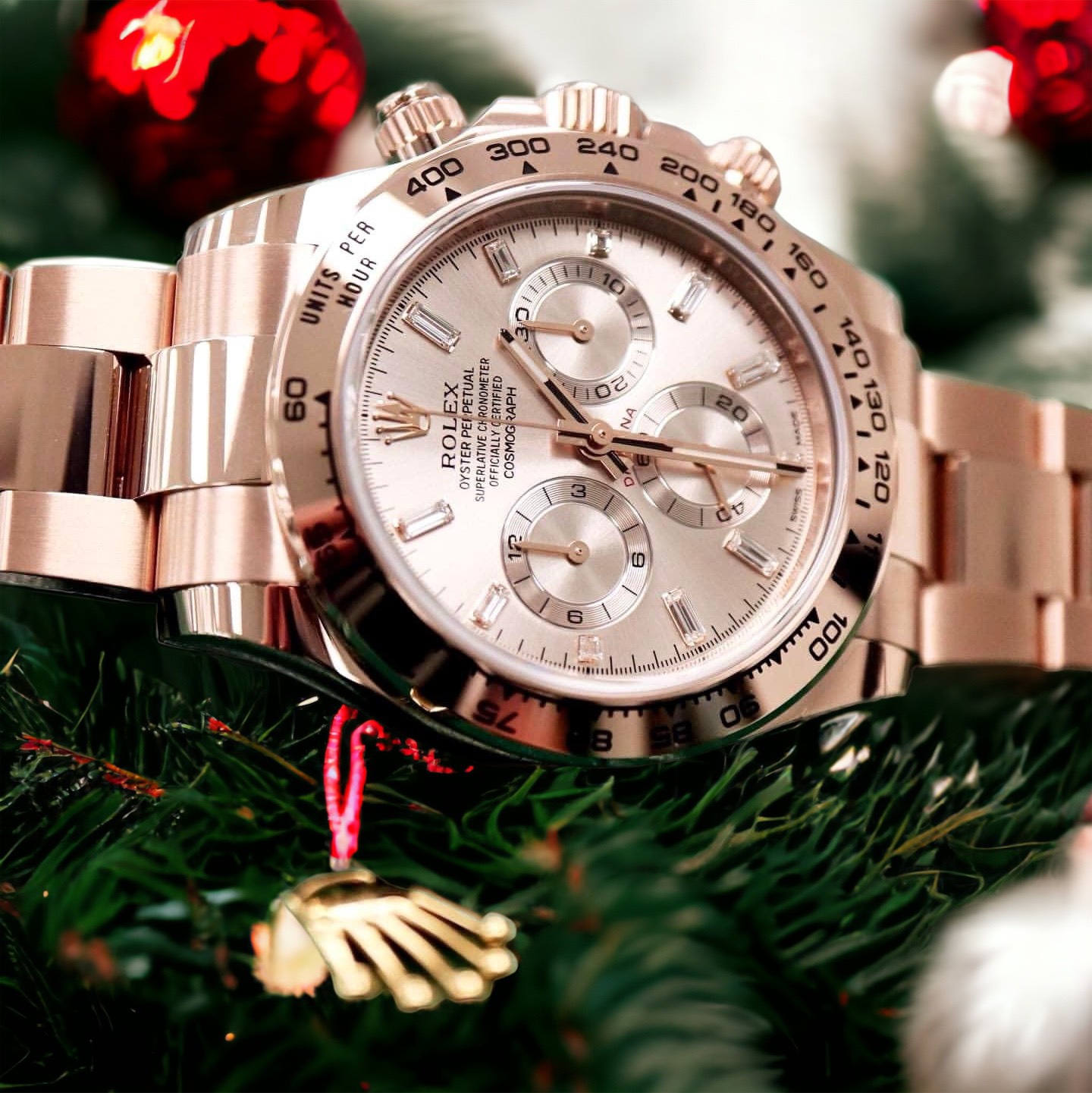 Rolex Daytona 18K Solid Rose Gold Replica Watch 40mm - Elite Watch Atelier