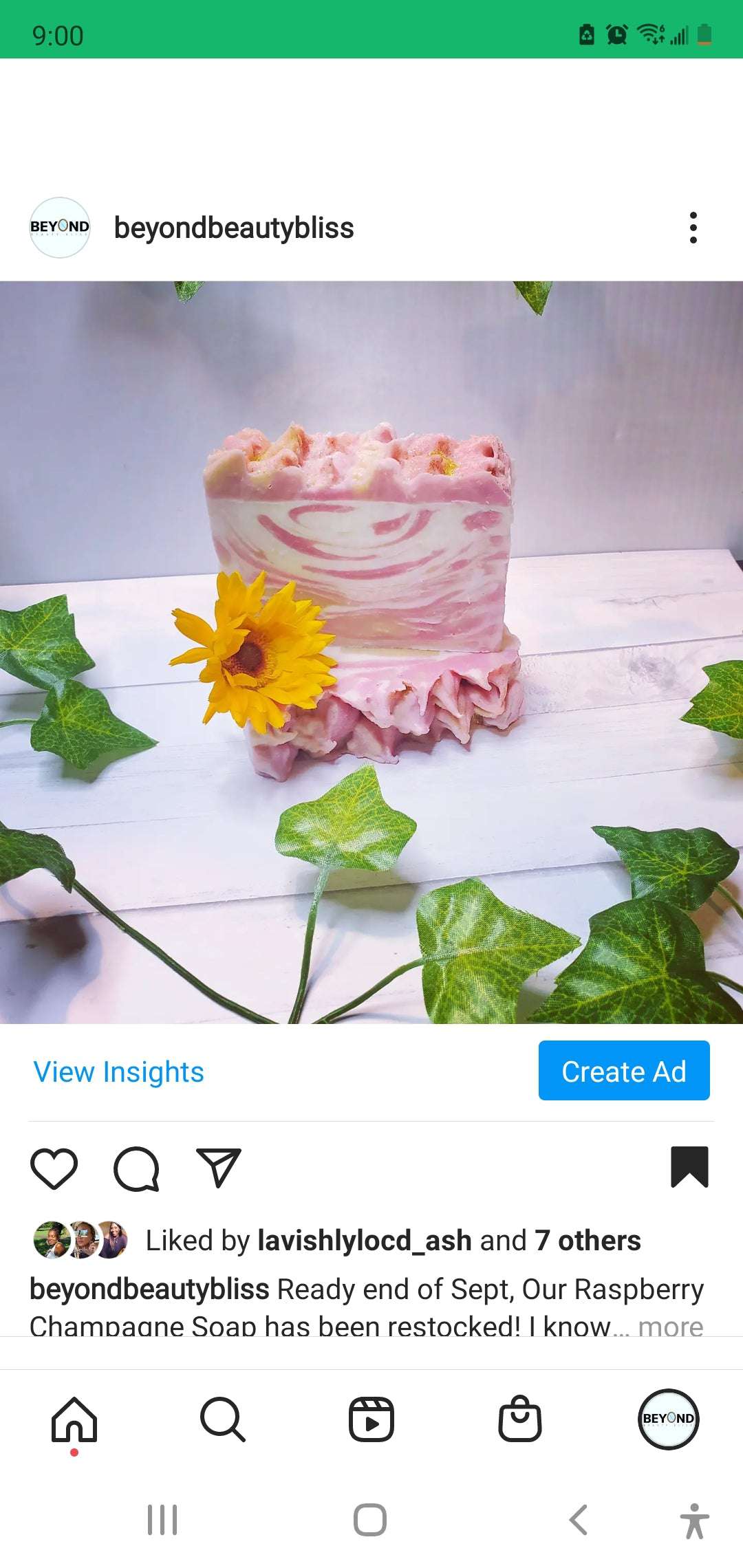 Raspberry Champagne Soap