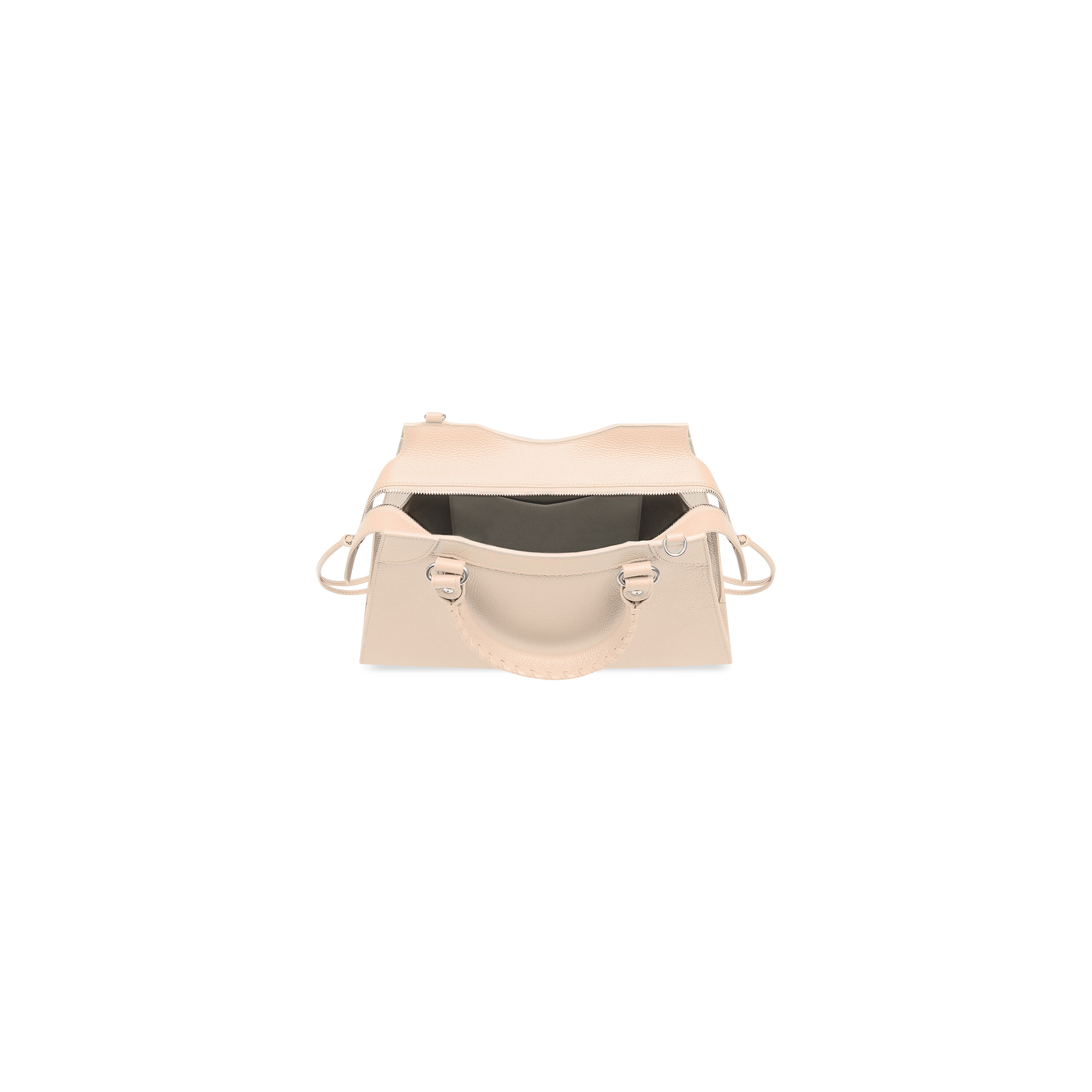 WOMEN'S NEO CLASSIC SMALL HANDBAG IN NUDE - Replicaclubs