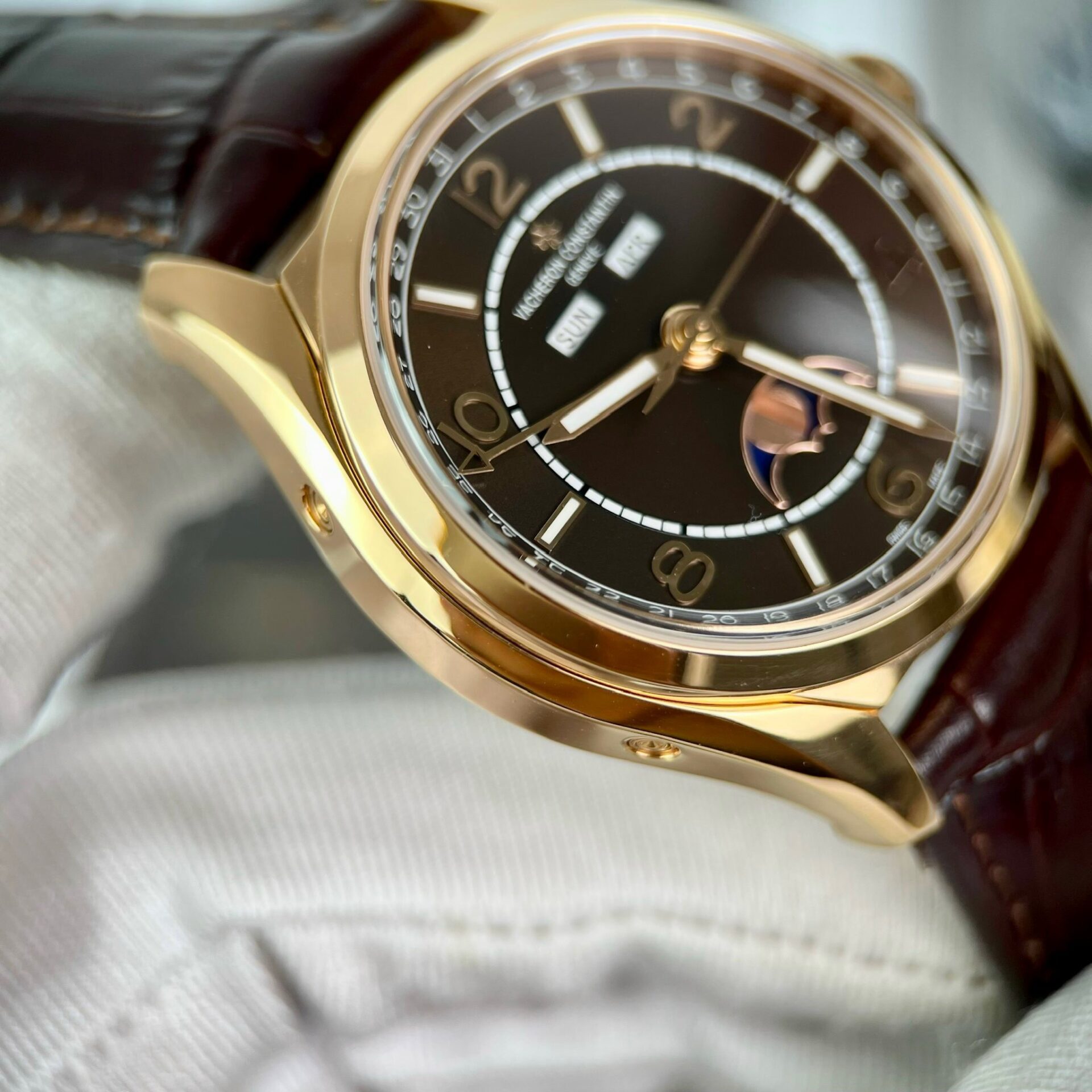 Vacheron Constantin 4000E Replica Watch Chocolate Dial ZF Factory 40mm - Top club