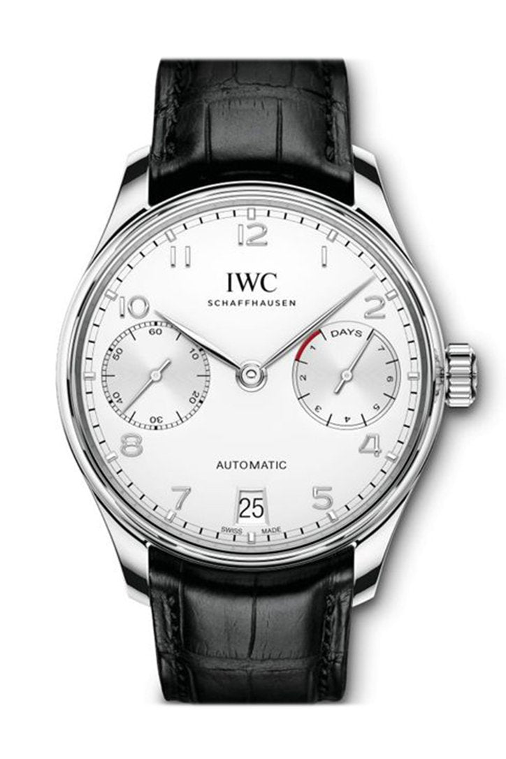 IWC Portuguese 7 Days in Stainless Steel Silver Dial Men's Watch  IW500712(1:1 replica) - Top club