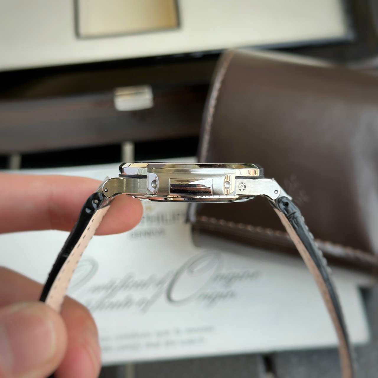 Patek Philippe 5712 Replica Watch Grey Dial GR Factory 40mm - Top club