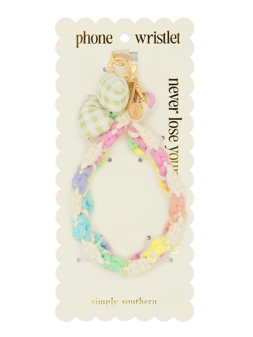 0225-PHNWRISTLET-BOWGRN - Simply Southern Outlet