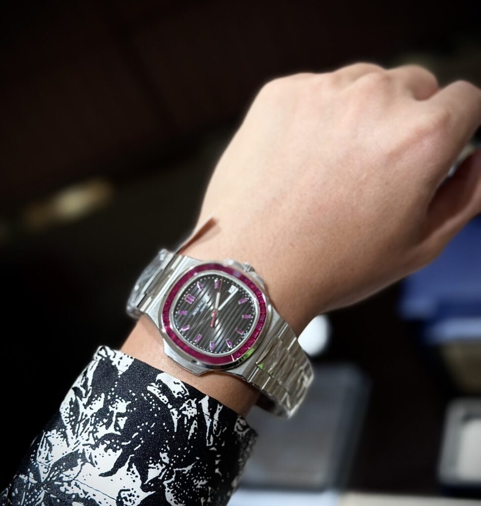 Patek Philippe Nautilus 5723 With Red Ruby Stone Replica Watch 40mm - Top club