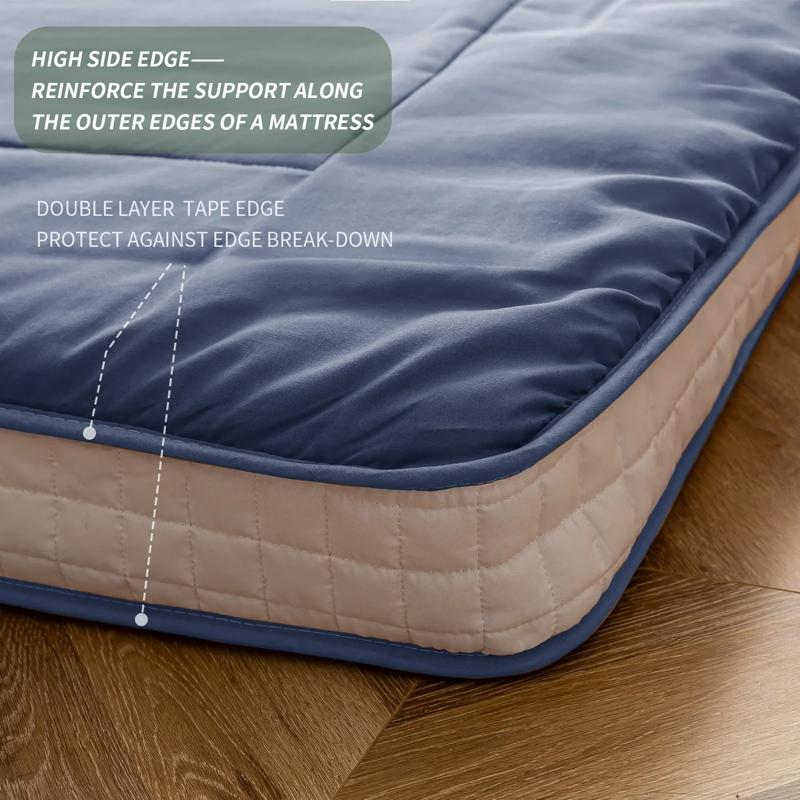 Futon Mattress, Padded Japanese Floor Mattress Quilted Bed Mattress Topper, Extra Thick Folding Sleeping Pad, Dark Grey, Twin - Image 46