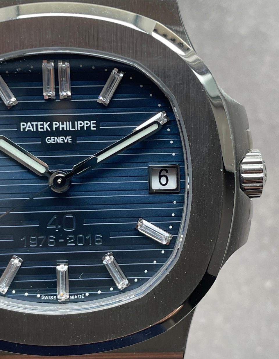 Replica PATEK PHILIPPE Nautilus 5711 40th Anniversary SS PPF 1:1 Best Edition Blue Dial on SS Bracelet A330 - Top club