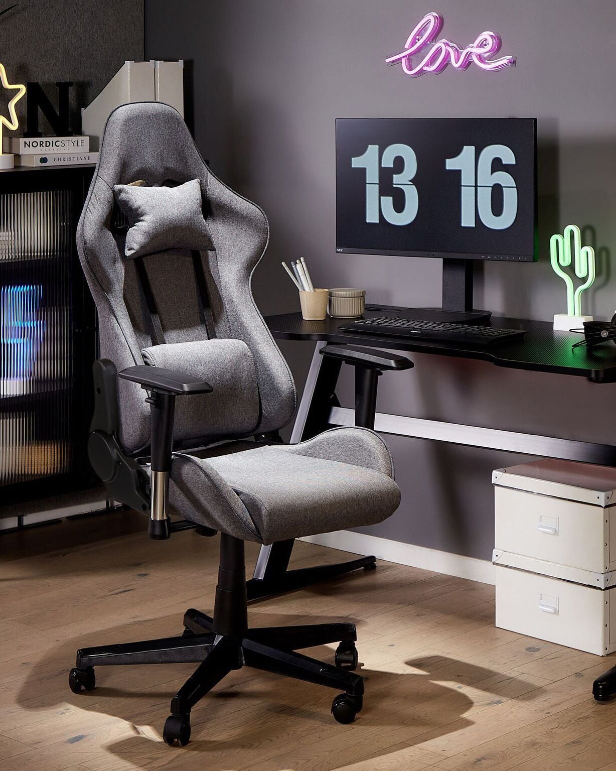 Gaming Chair WARRIOR Dark Grey
